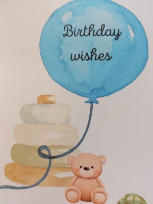 Birthday Wishes Blue Balloon | Refillability Devon