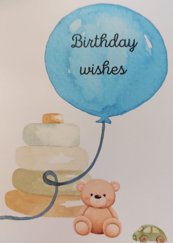 Birthday Wishes Blue Balloon | Refillability Devon