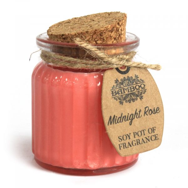 Midnight Rose Soy Pot of Fragrance Candles | Refillability
