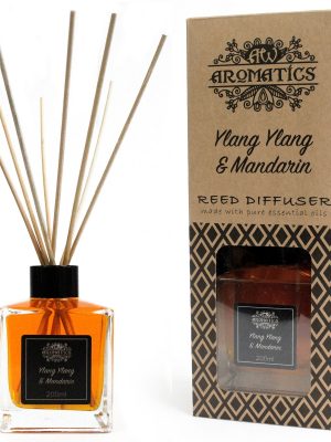 Ylang Ylang & Mandarin Essential Oil Reed Diffuser | Refillability