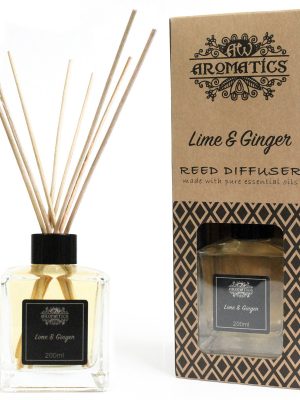 Lime & Ginger Essential Oil Reed Diffuser | Refillability