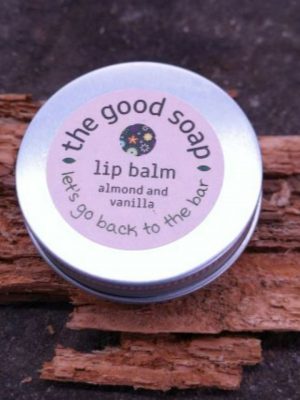 The Good Soap Almond and Vanilla Lip Balm | Refillability