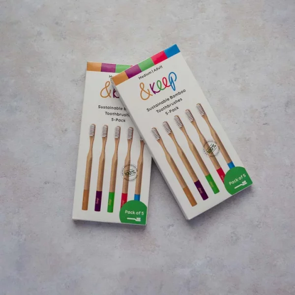 Bamboo Toothbrush 5 pack | Refillability
