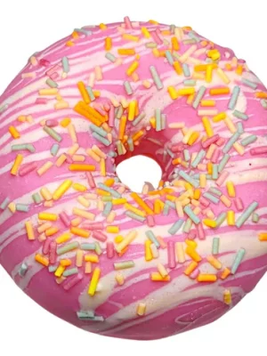 Berry Vanilla Sprinkle Donut Bath Bomb Vegan | Refillability